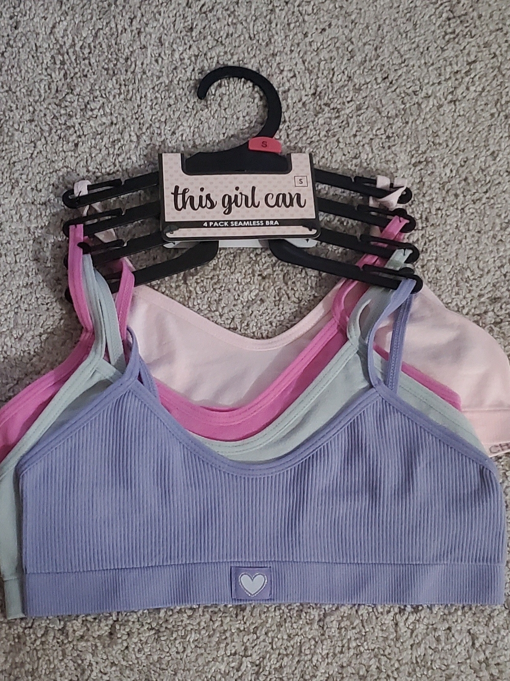 Girls underwear seamless bras 3 pack